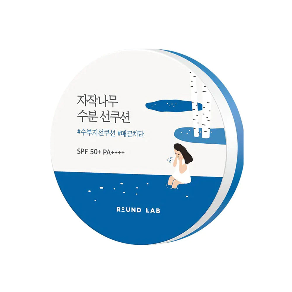 Round Lab Birch Juice Moisturizing Sun Cushion Beauty Roundlab