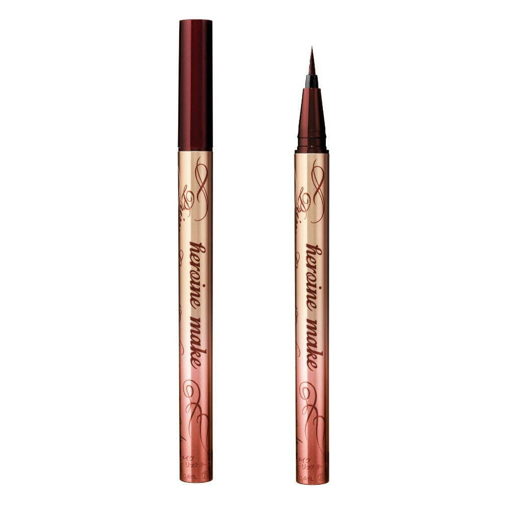 Kiss Me Heroine Make Prime Liquid Eyeliner Rich Keep 02 Black Brown Beauty Isehan