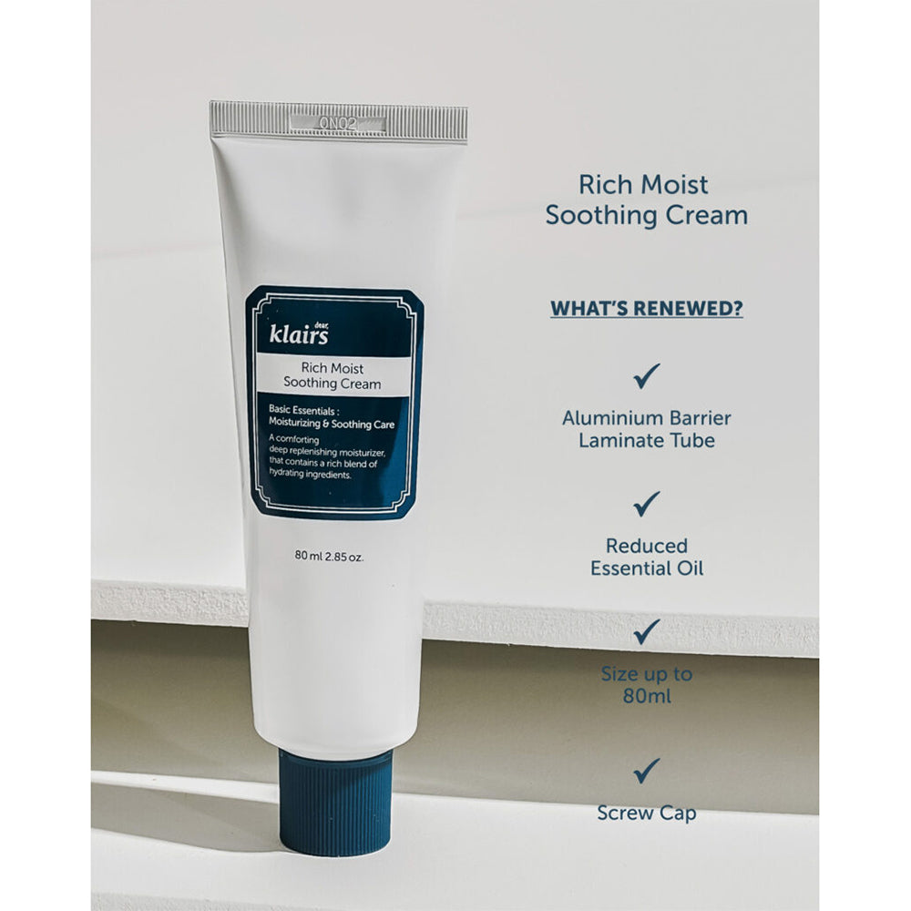 Klairs Rich Moist Soothing Cream Beauty Dear Klairs