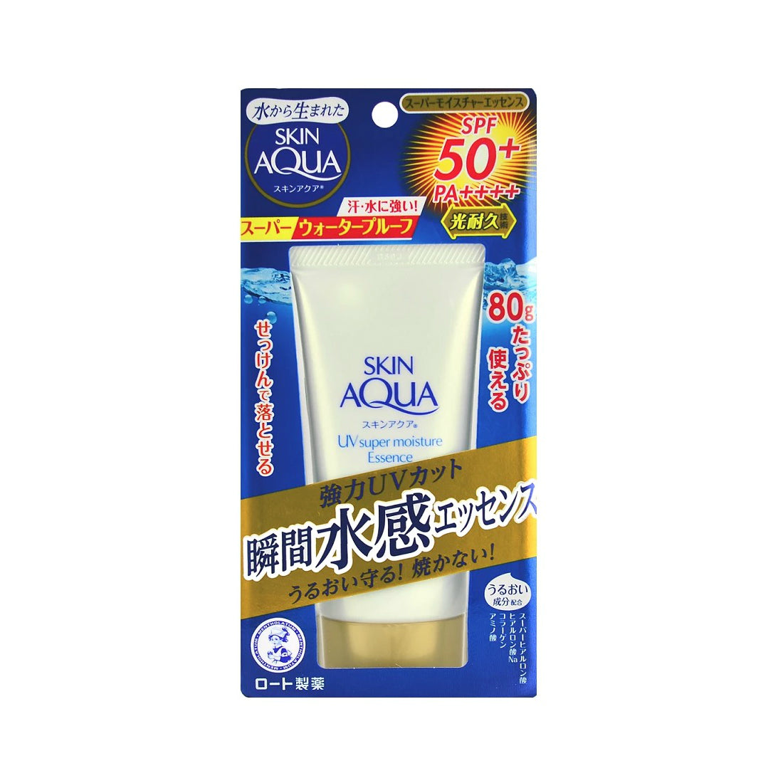 Rohto Skin Aqua UV Super Moisture Essence Beauty Rohto