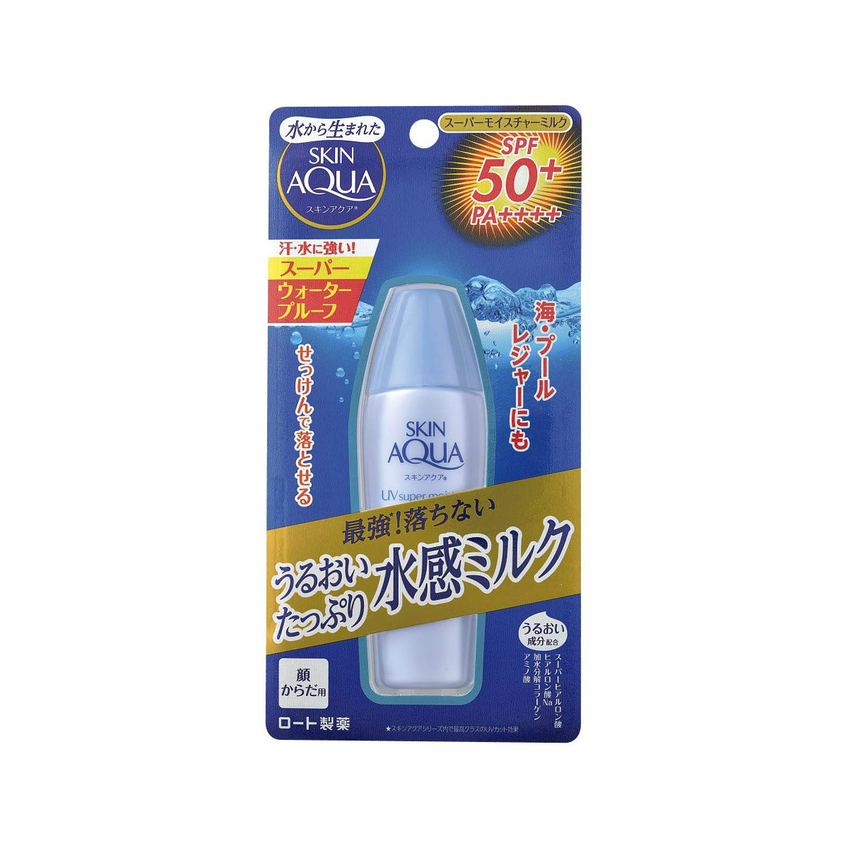Rohto Skin Aqua UV Super Moisture Milk Beauty Rohto