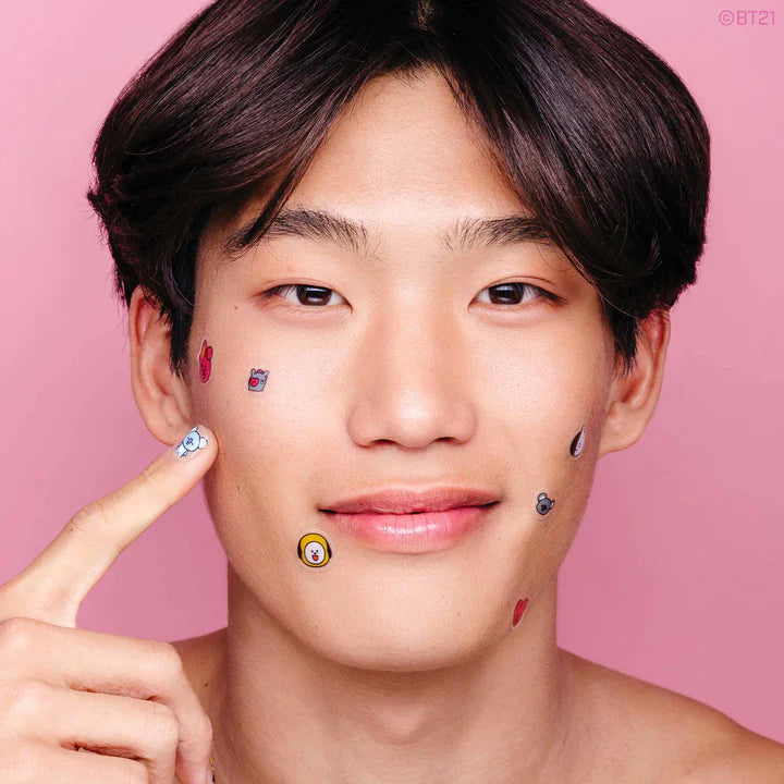 The Creme Shop BT21 Brilliant Skin Hydrocolloid Acne Patches Beauty The Creme Shop   